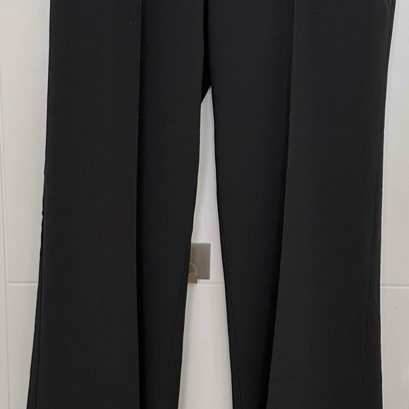 Pants - Elegant Black Women's Tuxedo Pants
